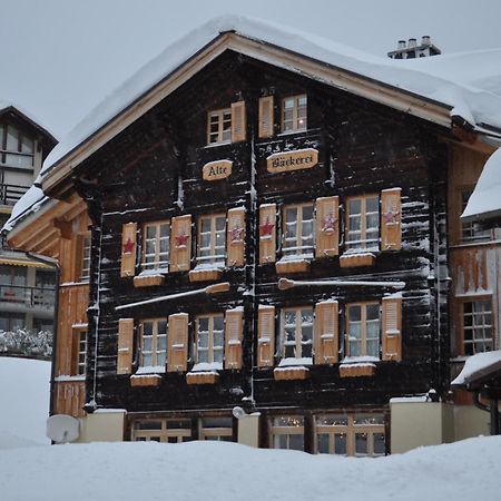 Ferienwohnung Alte Baeckerei Mürren Exteriör bild