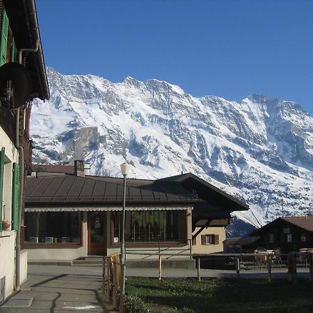 Ferienwohnung Alte Baeckerei Mürren Exteriör bild