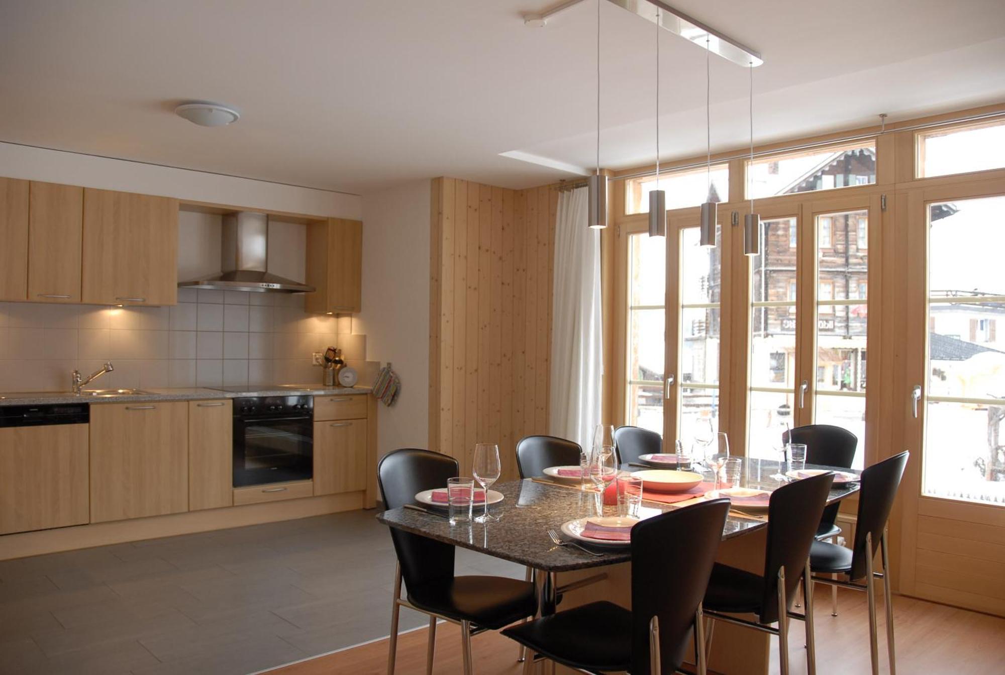 Ferienwohnung Alte Baeckerei Mürren Exteriör bild