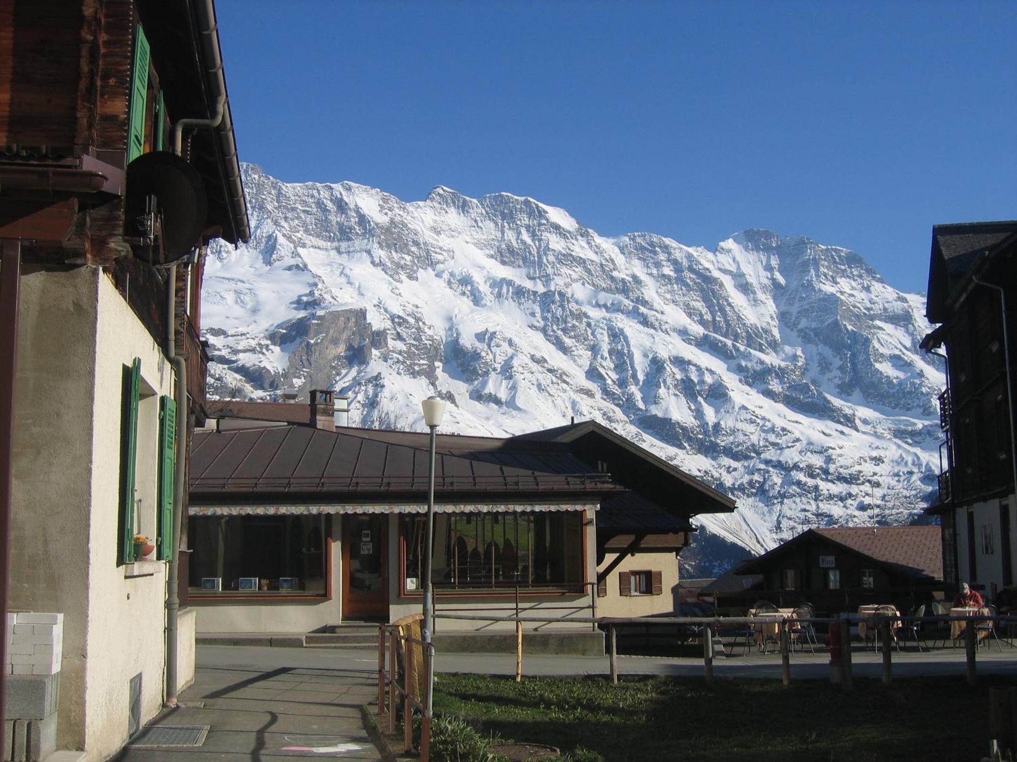 Ferienwohnung Alte Baeckerei Mürren Exteriör bild