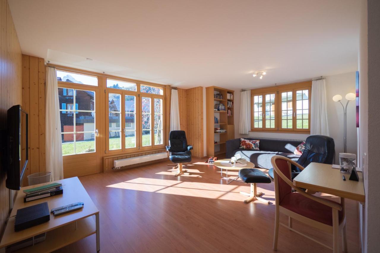 Ferienwohnung Alte Baeckerei Mürren Exteriör bild